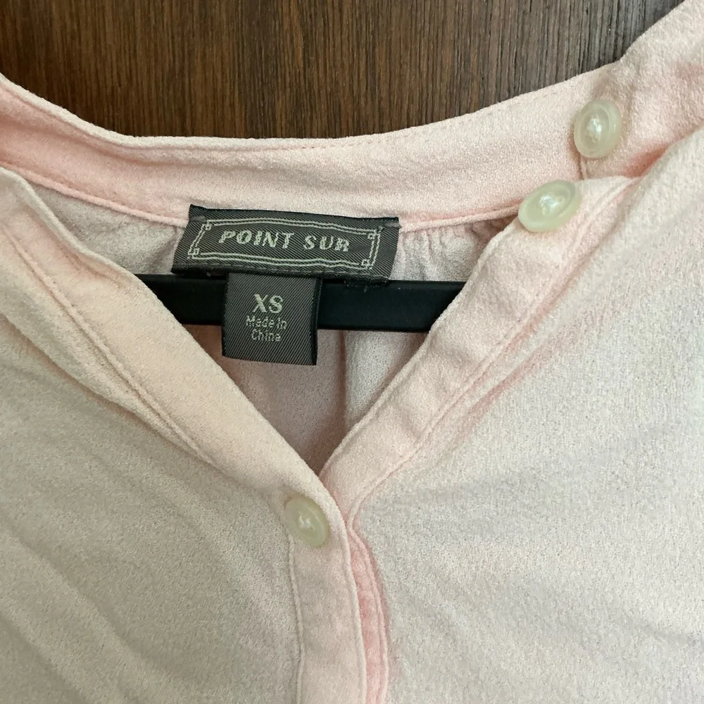 Women's Pink Button-Up Blouse - Picture 5 of 5